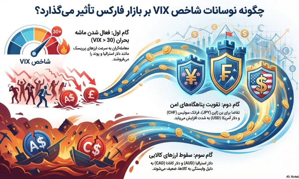 رابطه شاخص VIX با نوسانات بورس و بازار فارکس
