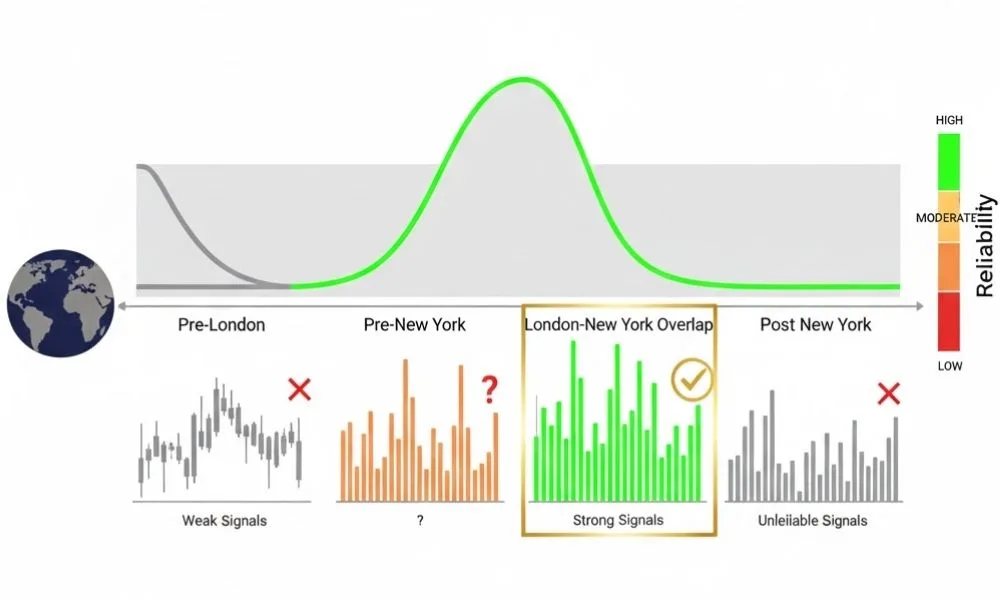 چرا همپوشانی لندن و نیویورک بهترین فرصت معاملاتی است؟